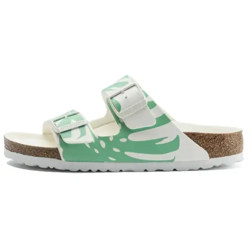 Birkenstock Slide Slippers Women's Light Green