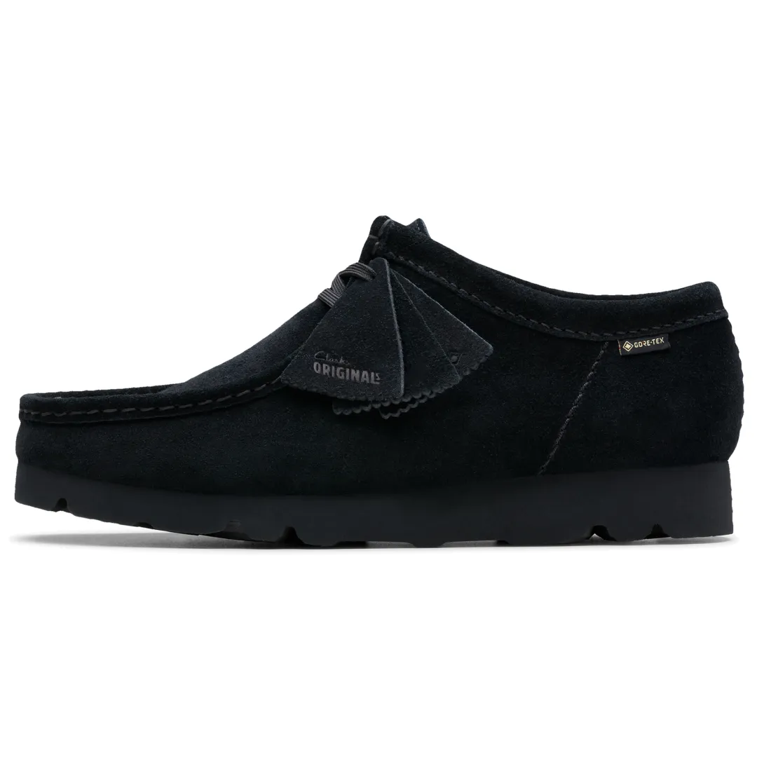 Clarks Cow Split Leather Fashion Trend Casual Shoes Men's Black