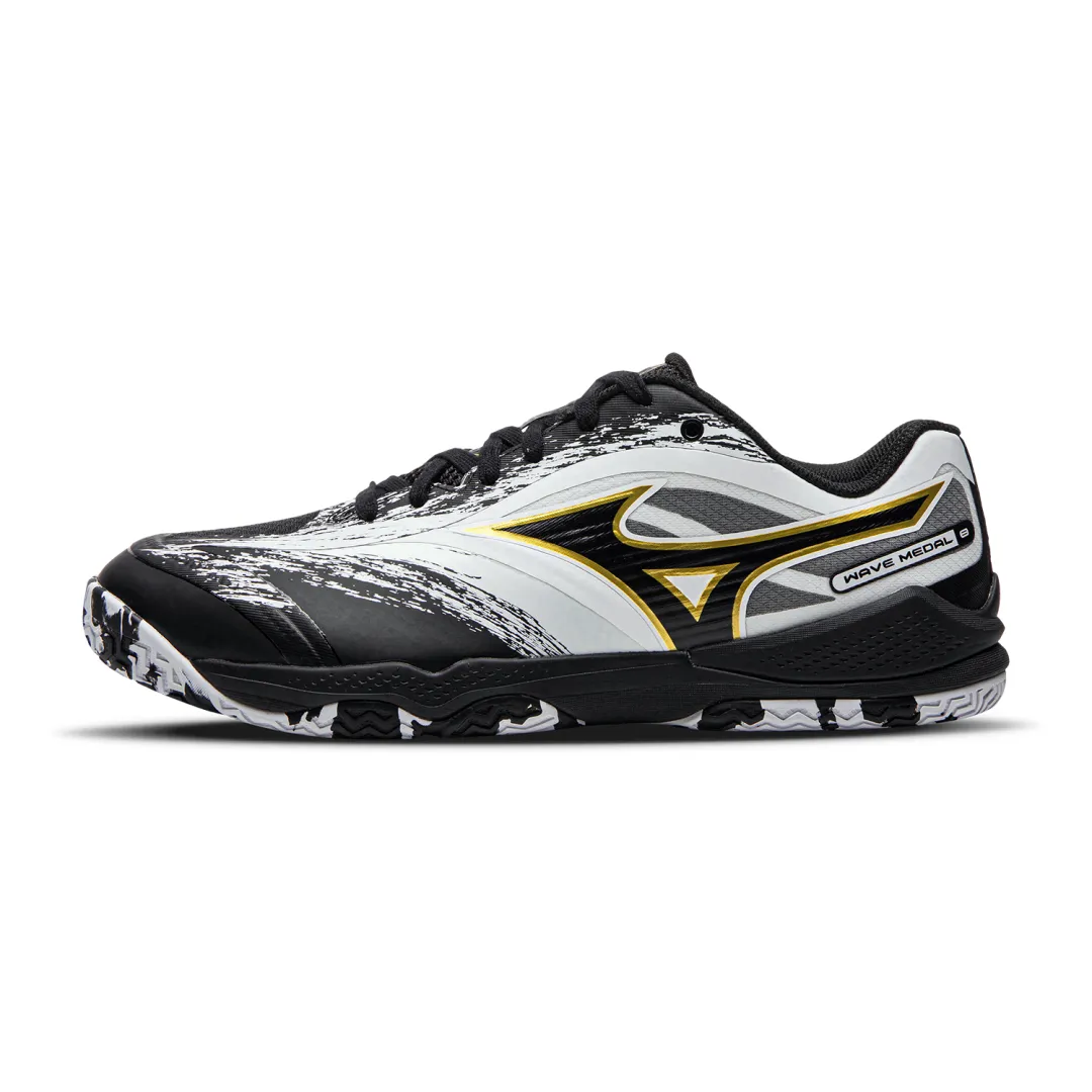 Mizuno WAVE MEDAL 8 Low top Table Tennis Shoes Unisex White Black