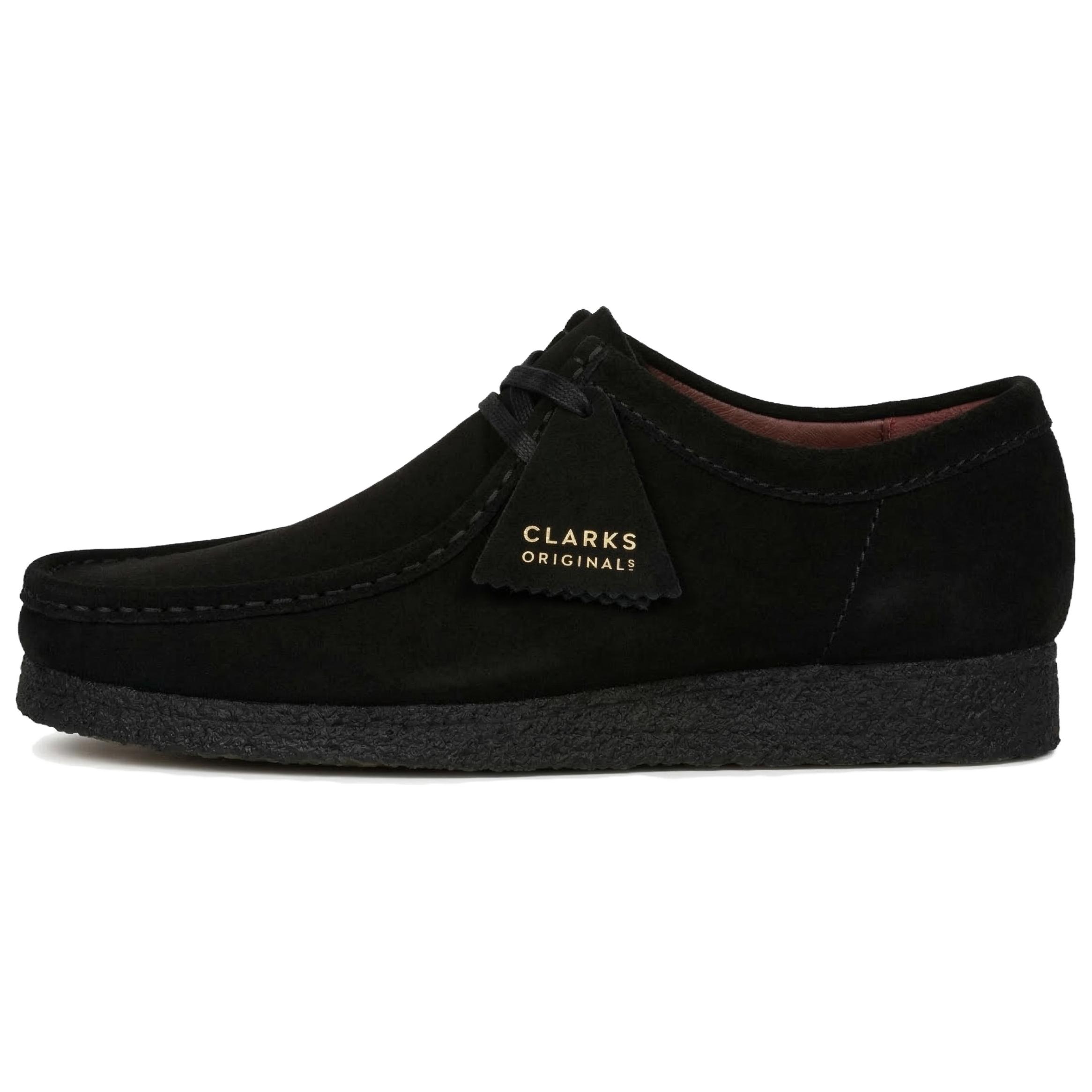 Clarks Originals Cow Split Leather Casual Shoes Men's Black