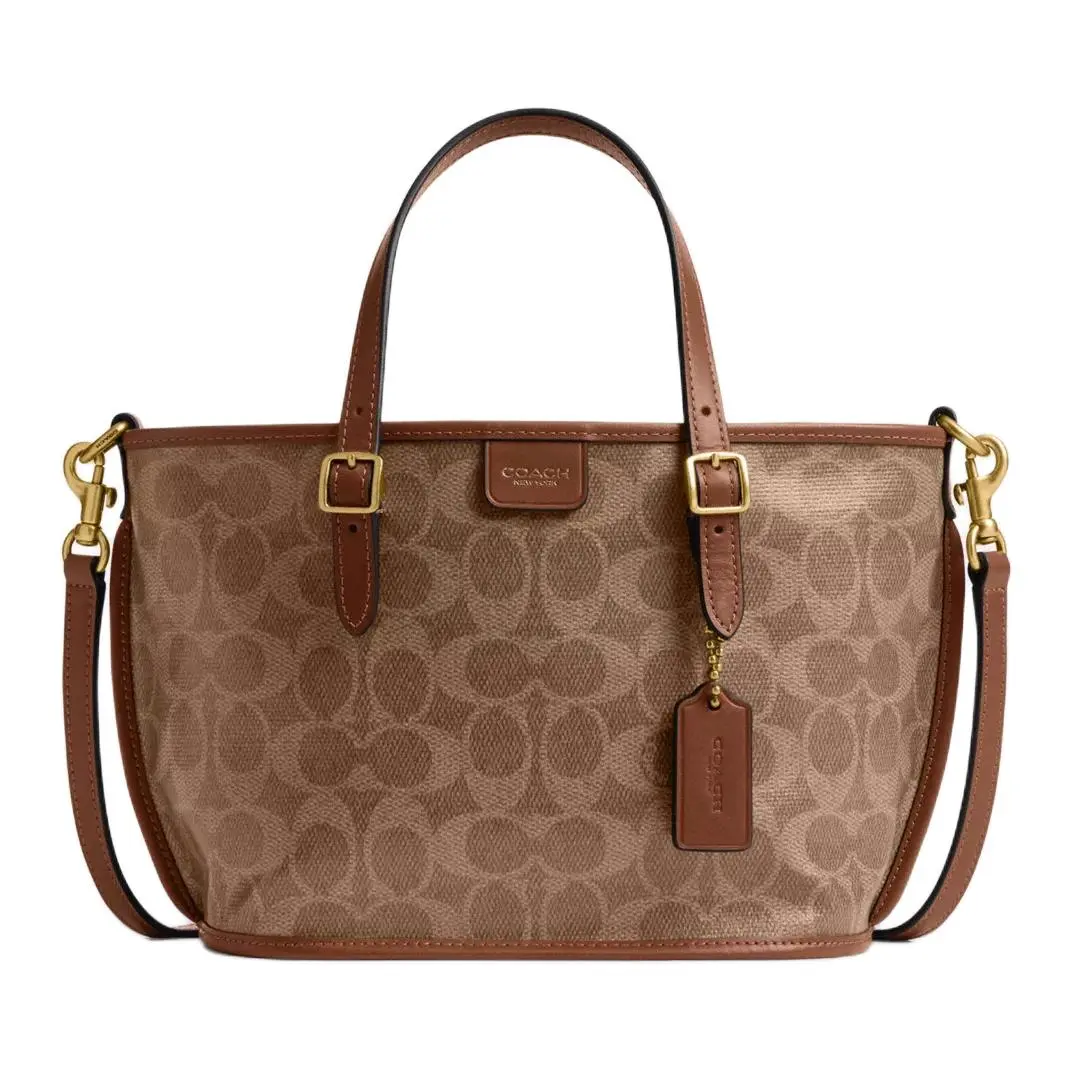 COACH Artificial Leather Tote Bag, Shopping Bag, Shoulder Bag, Crossbody Bag, Handbag Small Women's