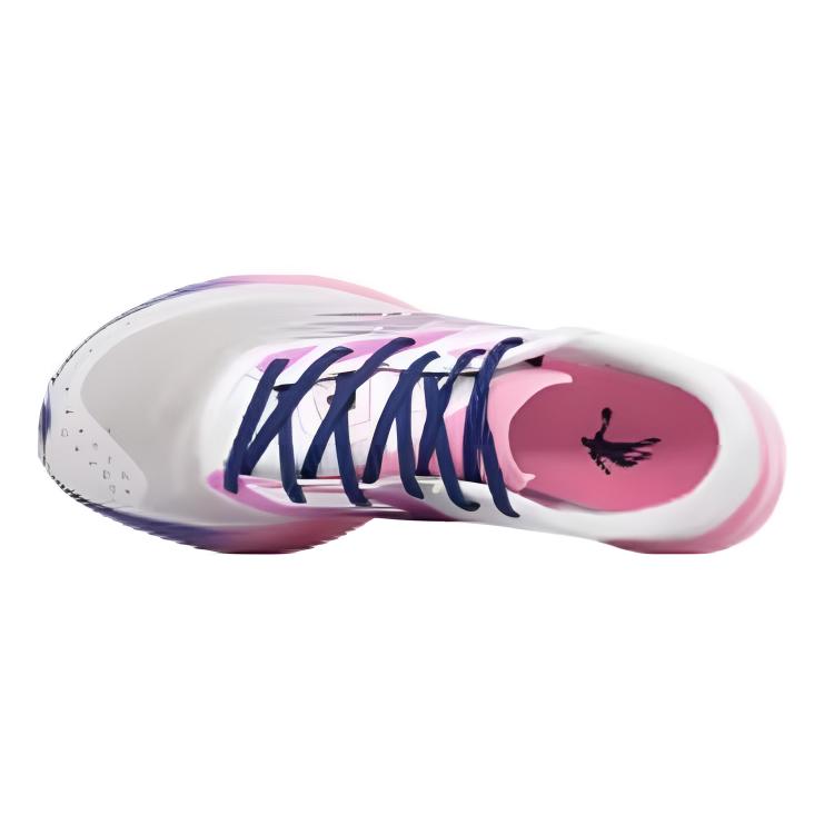 QIAODAN Low top Casual Running Shoes Men’s Jordan White Aurora Pink