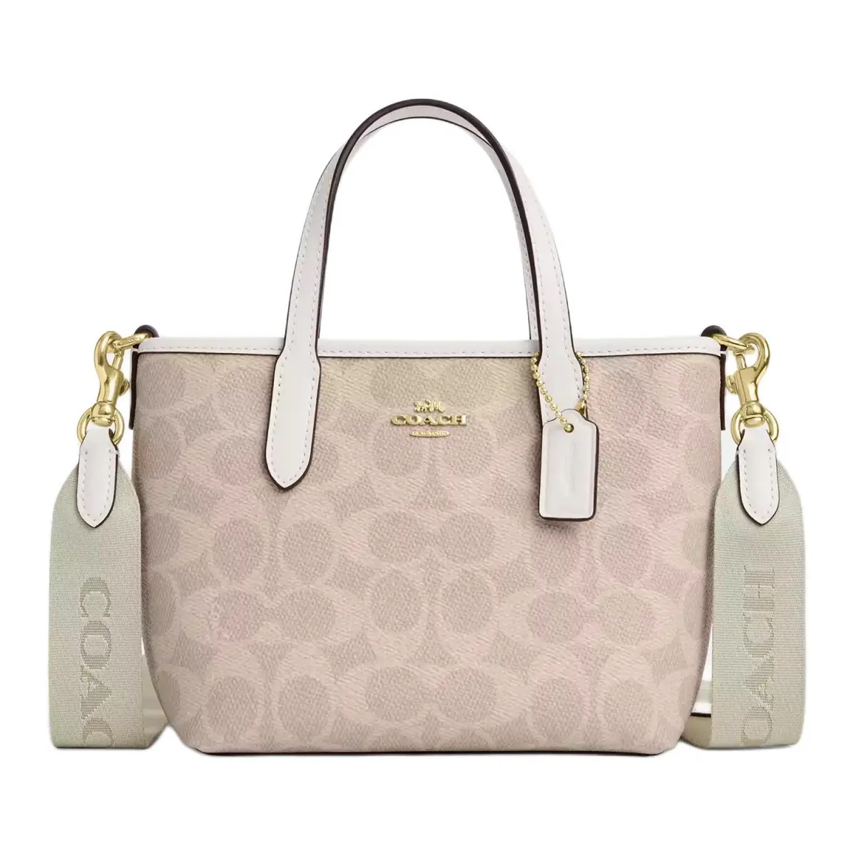 COACH City Artificial Leather Tote Bag, Shopping Bag, Crossbody Bag, One Shoulder Handbag Mini Women's
