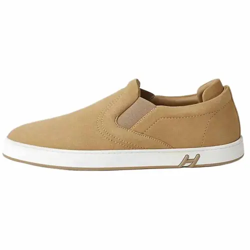 HERMES Lucky Casual Shoes Men's Beige