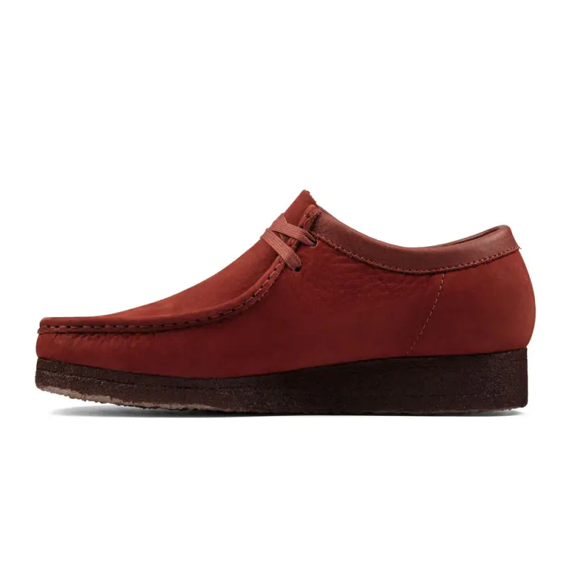 Clarks Originals Wallabee Boot Burgundy Nubuck