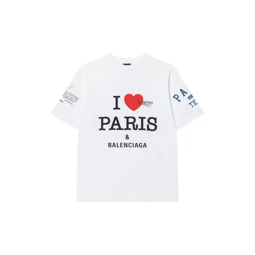 Balenciaga SS25 T Shirt Loose Fit Unisex White