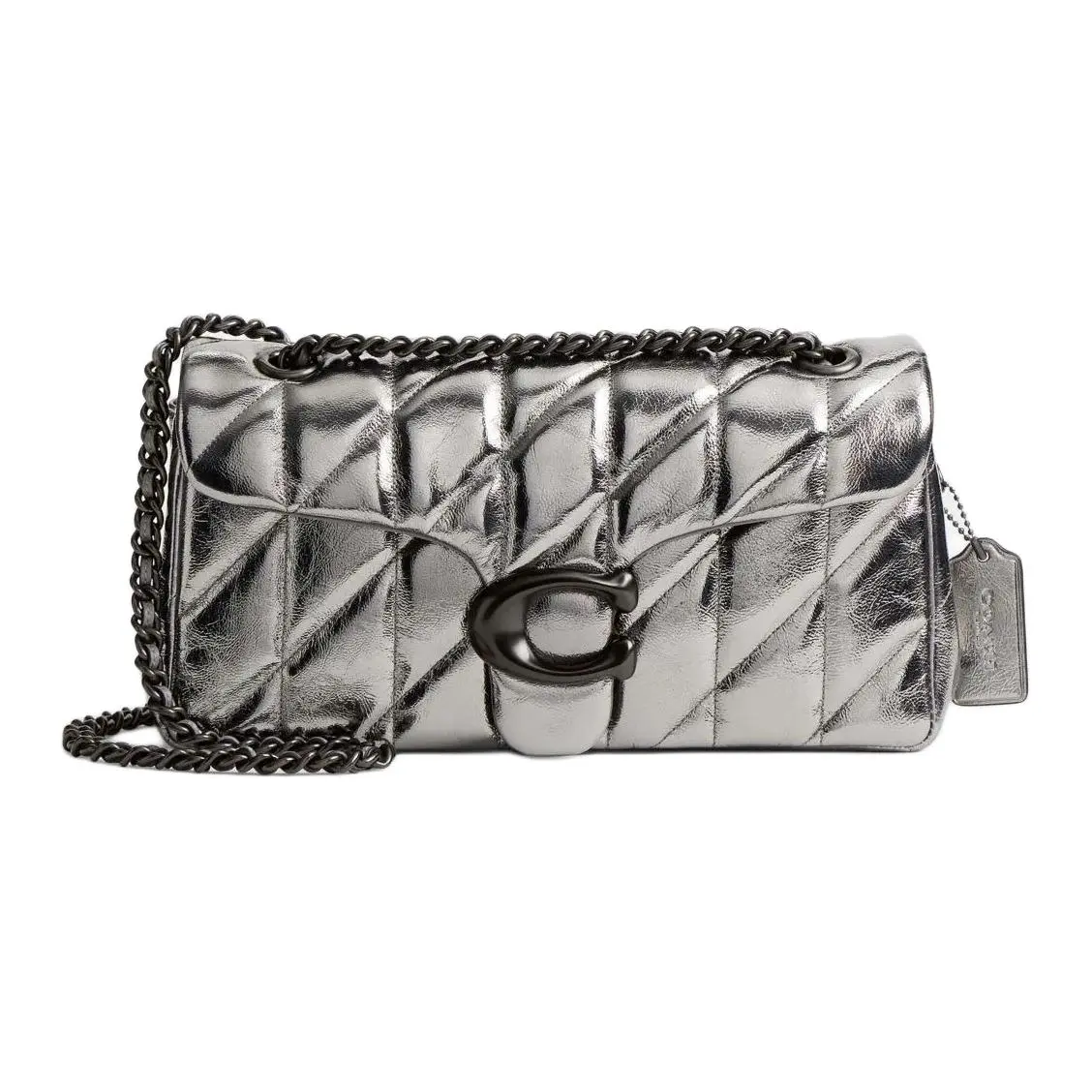 COACH Tabby Sheepskin Shoulder Bag, Crossbody Bag Medium Women's Anthracite