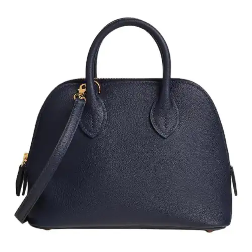 HERMES Bolide Evercolor Calfskin Bowling Bag, Handbag, Shoulder Bag, Crossbody Bag Mini Women's