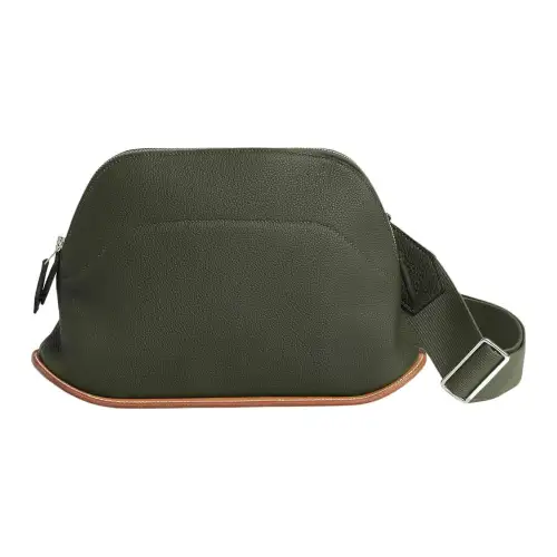 HERMES Bolide Togo Calfskin Patch Print Swift Calfskin Bowling Bag, Shoulder Bag, Crossbody Bag 31 Men's