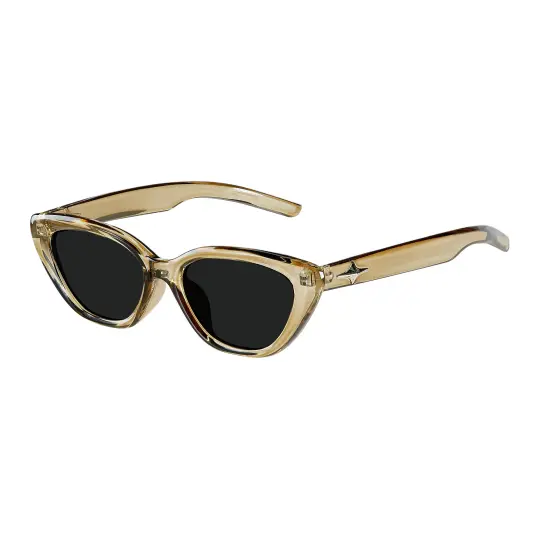 ENFANTIN Cat Eye Sunglasses Unisex Black Frame