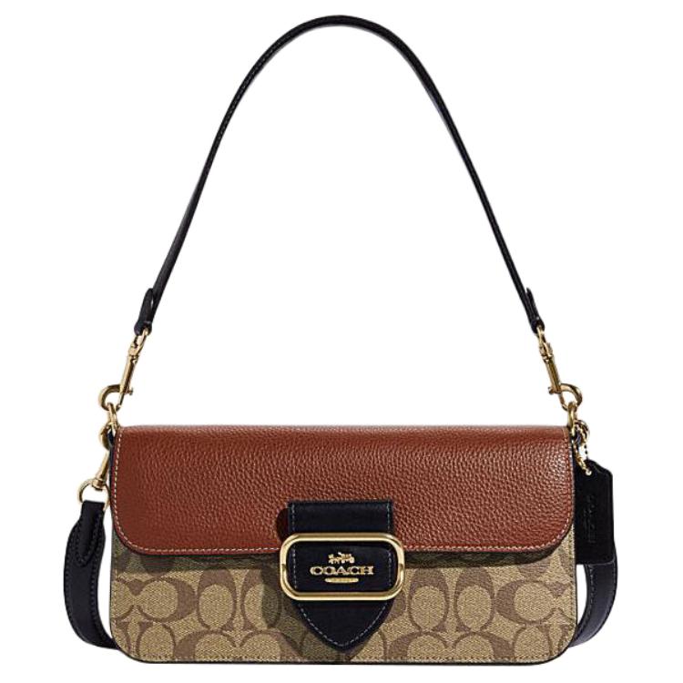 Женская сумка COACH Morgan 27 (какие-коричневая)