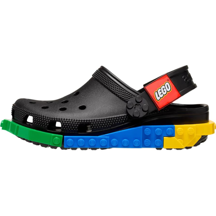 Детские кроксы Crocs × LEGO (черные)