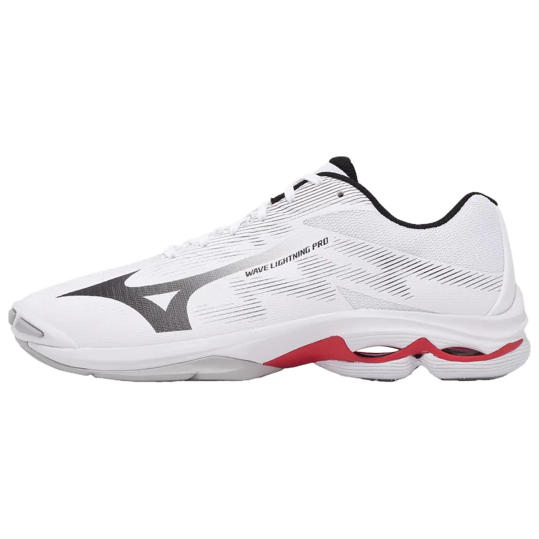 Mizuno Wave Lightning Volleyball Shoes Men's White Black