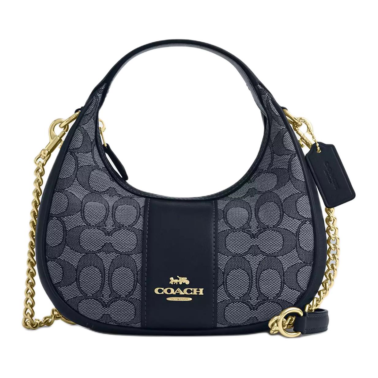Женская сумка COACH CARMEN 19 (синяя)