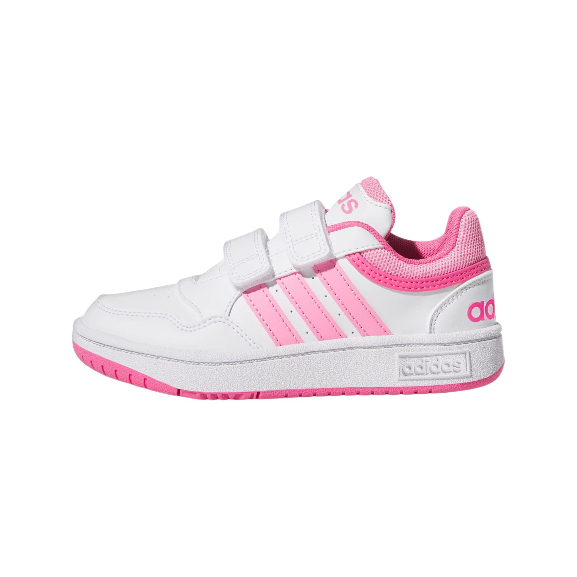 Кроссовки adidas HOOPS 3.0 CFC (розово-белые)