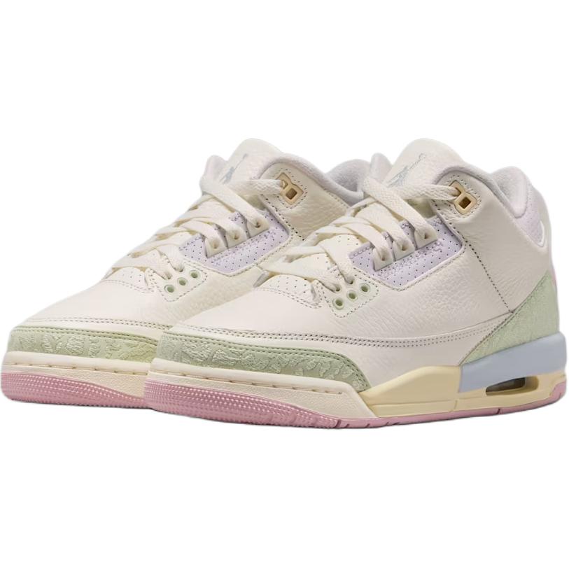 Кроссовки Jordan JordanAir Jordan 3 Retro "Sail and Jade Aura" (светло-бежевые) — 帆白 — фото 3