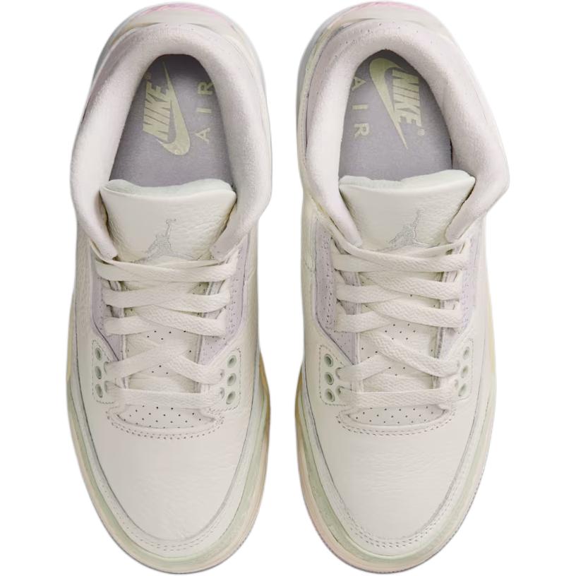 Кроссовки Jordan JordanAir Jordan 3 Retro "Sail and Jade Aura" (светло-бежевые) — 帆白 — фото 4