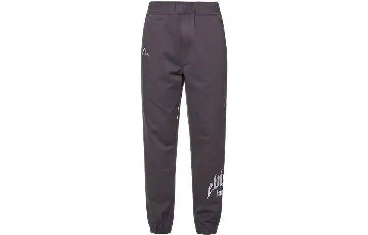 EVISU Casual Pants Men's Dark Gray