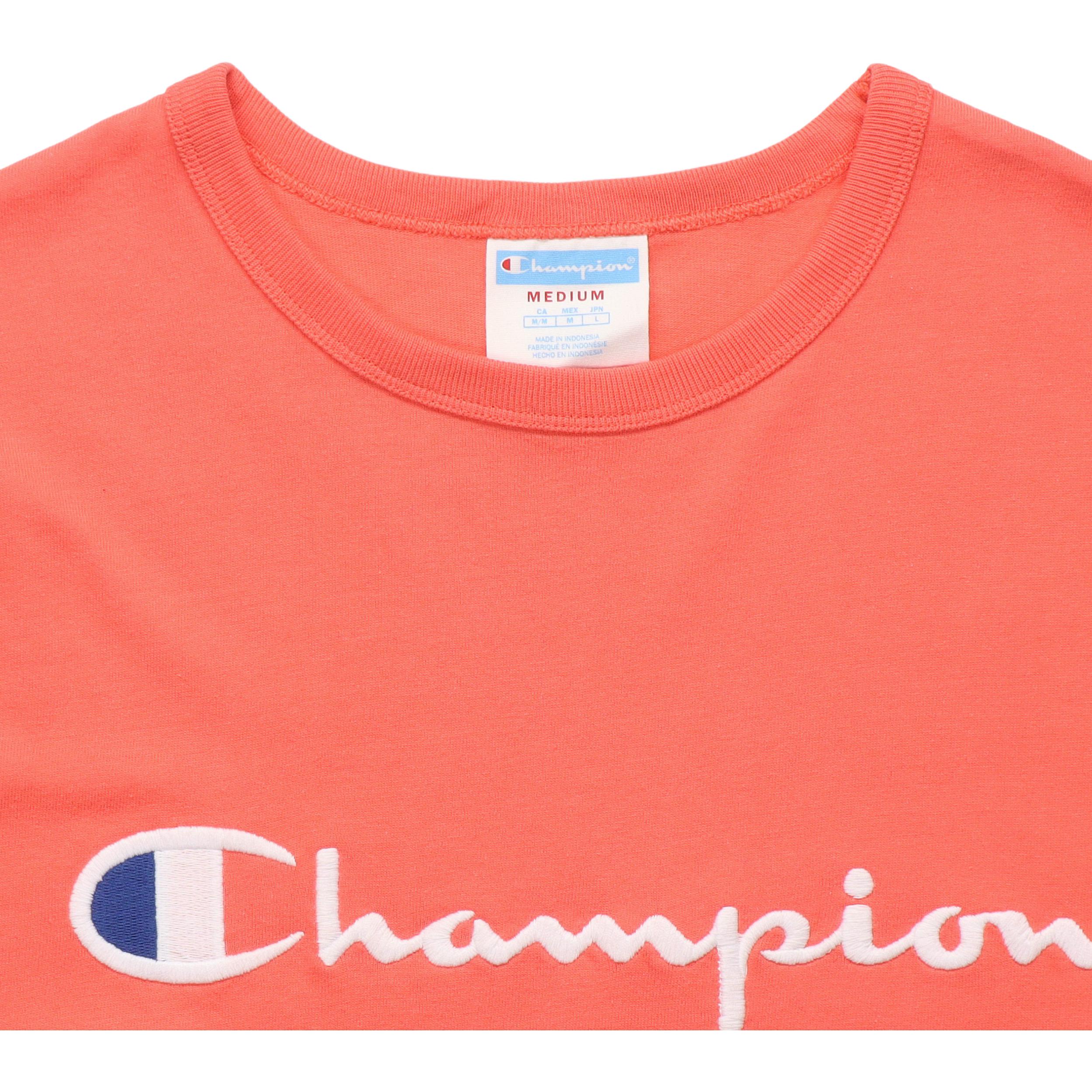 Футболка Champion T (оранжево-красная) — фото 5