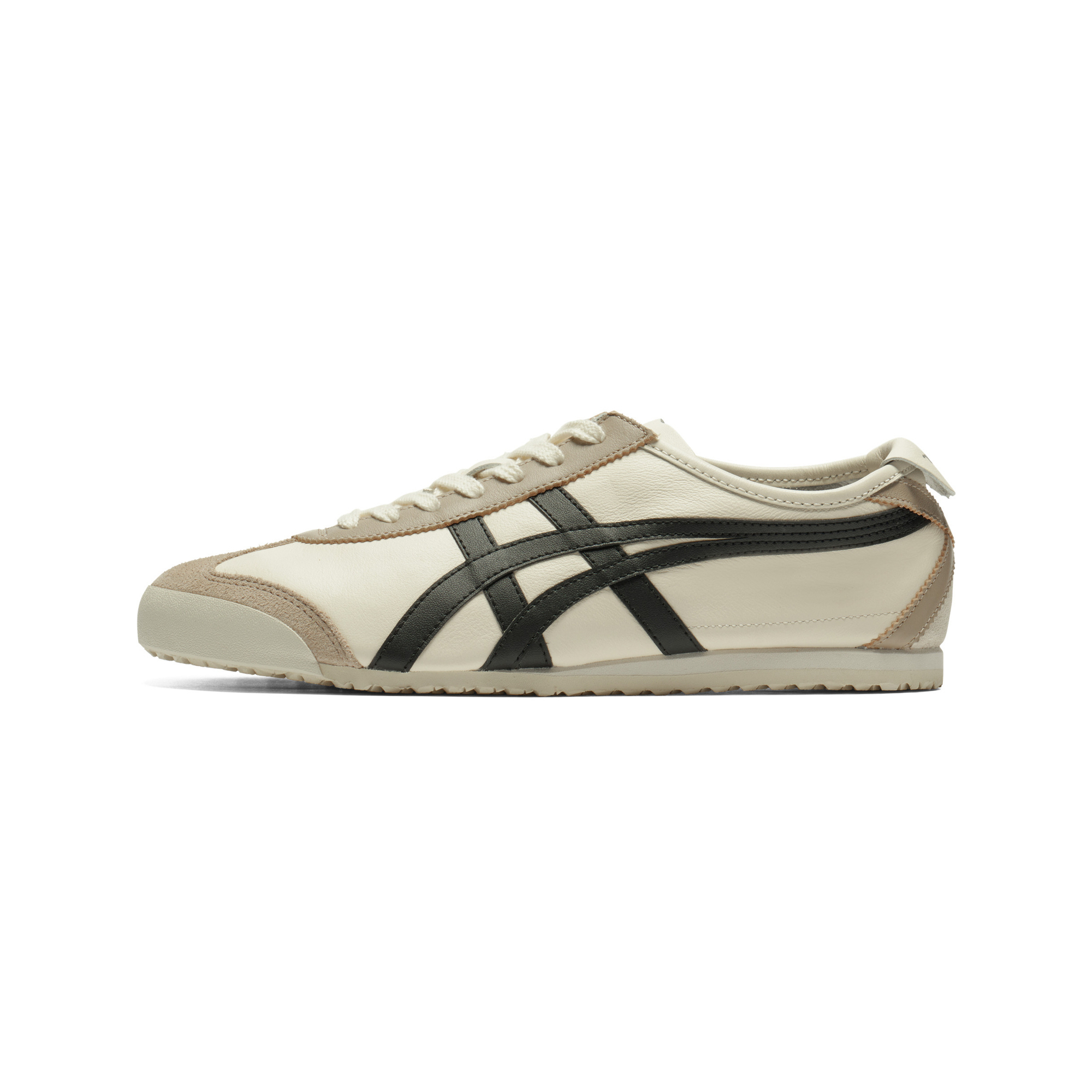 Кроссовки Onitsuka Tiger MEXICO 66 (бежево-черные)