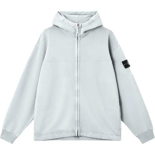STONE ISLAND Простая, универсальная, удобная и свободная толстовка с капюшоном на двусторонней молнии, одинакового стиля для мужчин и женщин.