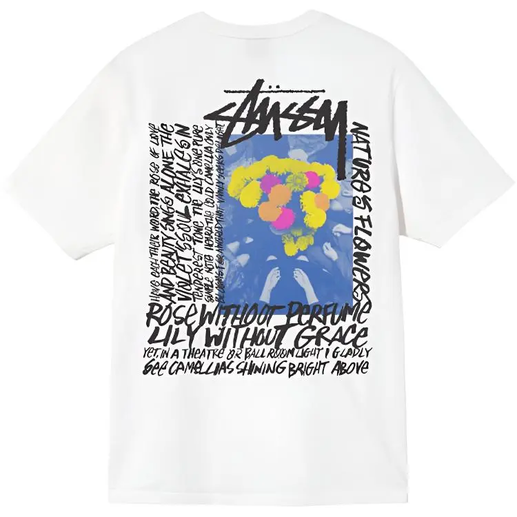 Stussy Camelias Pigment Dyed Tee
