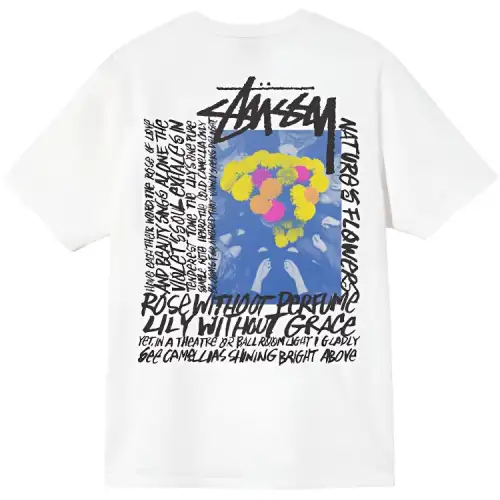 Stussy Camelias Pigment Dyed Tee