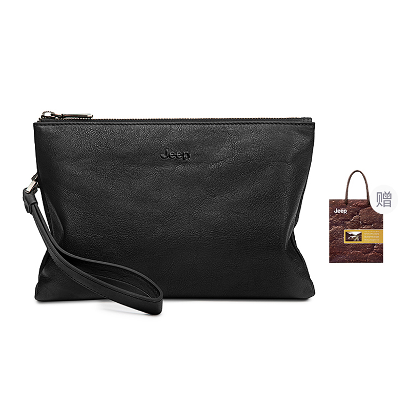 Jeep Genuine Leather Cell Phone Small Pouch, Envelope Bag, Clutch Men's Multicolor