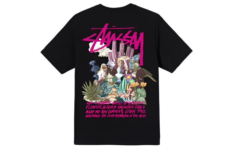 Футболка Stussy Psychedelic Tee T (черный) — фото 3