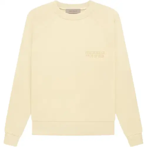 Fear Of God Essentials Sweatshirt Unisex Canary Yellow