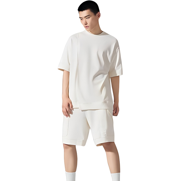 Li Ning Li Ning X Jackie Chan Sports Shorts Men’s Ecru