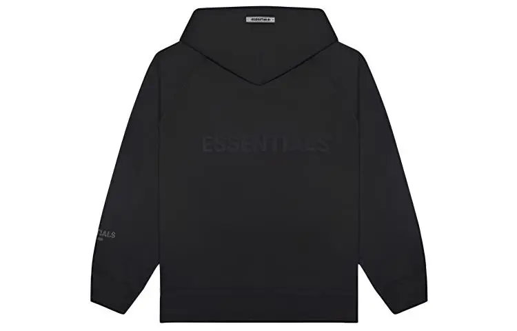 Fear Of God Essentials 3D Silicon Applique Full Zip Up Hoodie