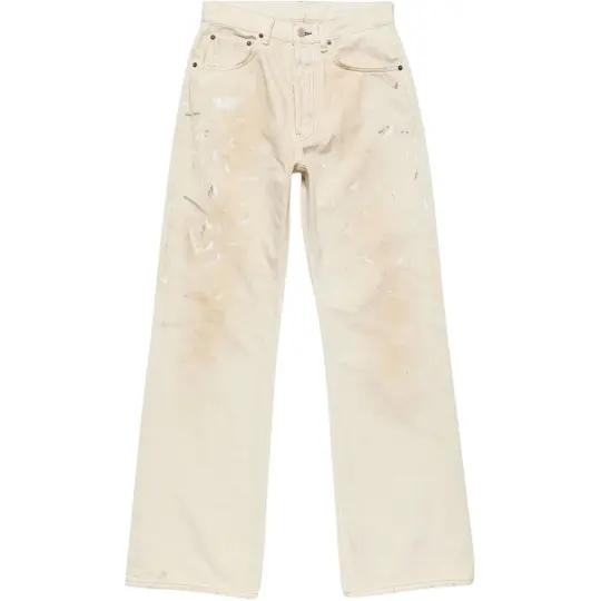 Acne Studios SS26 2021M мужские широкие джинсы со средней посадкой на пуговицах