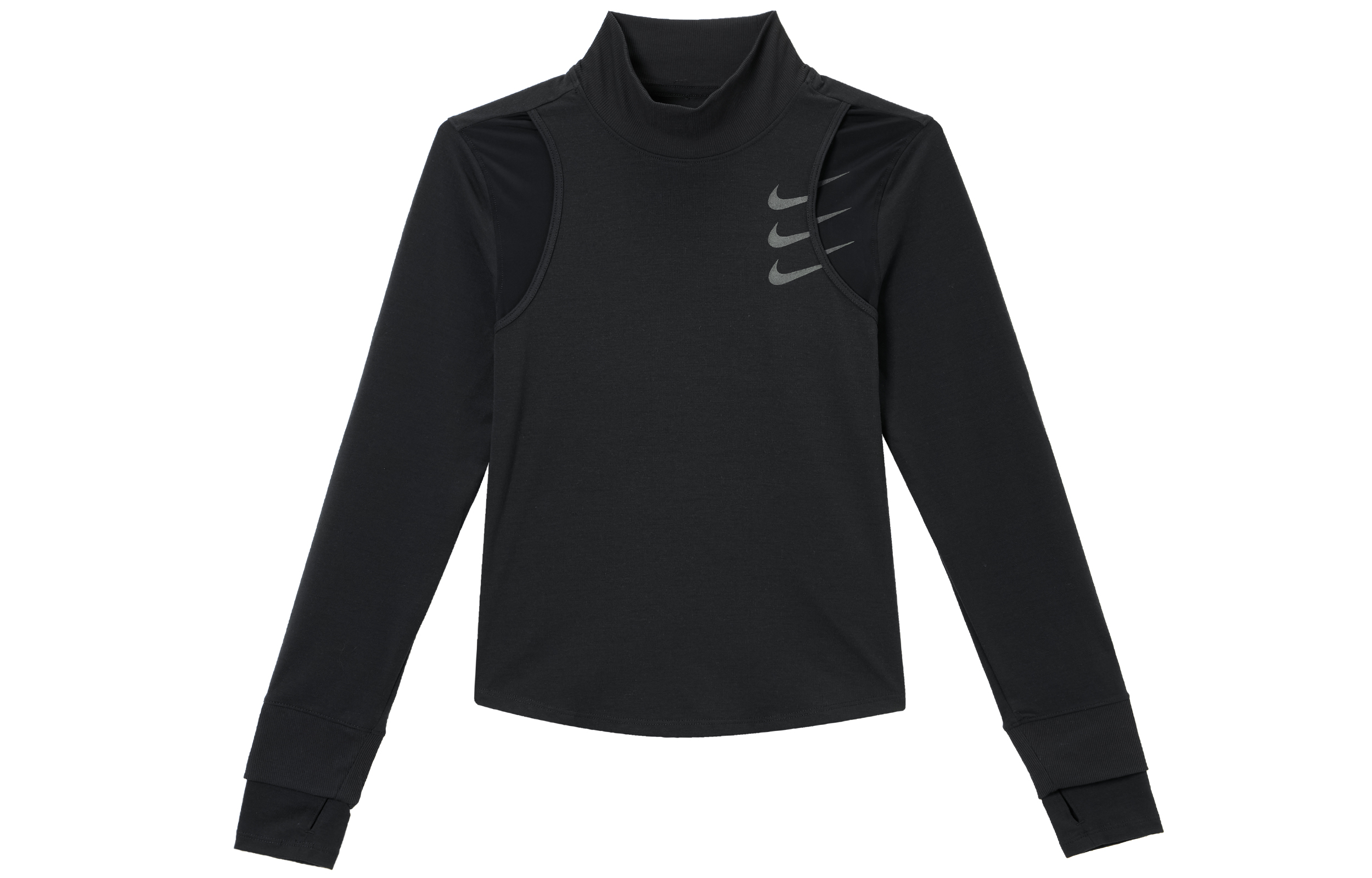 Женская футболка Nike Running (черная)