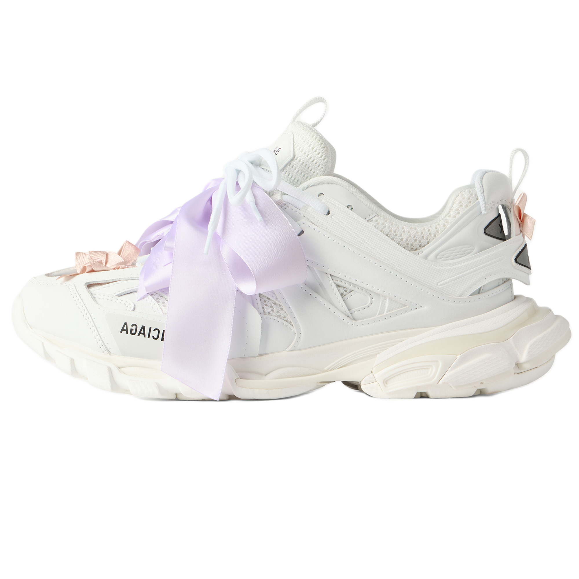Женские кроссовки Balenciaga Track Bow (белые)