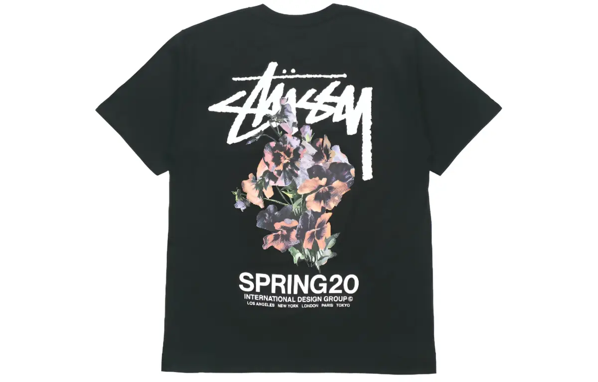 Stussy SS20 T Shirt Unisex Black