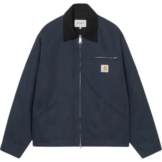 Carhartt WIP SS26 OG Detroit Jacket Детройт свободная молния удобная простая куртка с длинными рукавами одинакового стиля для мужчин и женщин