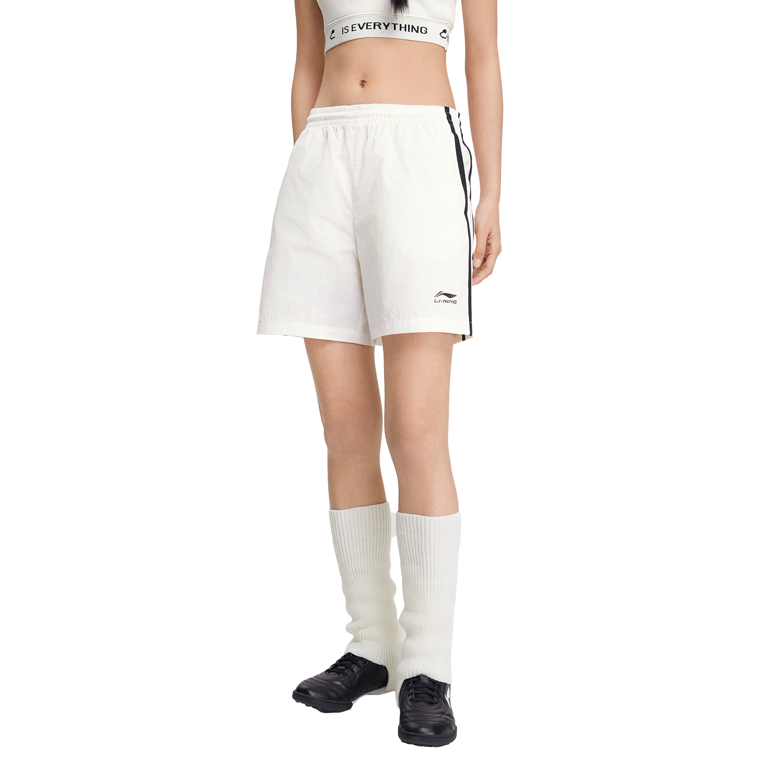 Li Ning Sports Life Collection Sports Shorts Women’s Ivory
