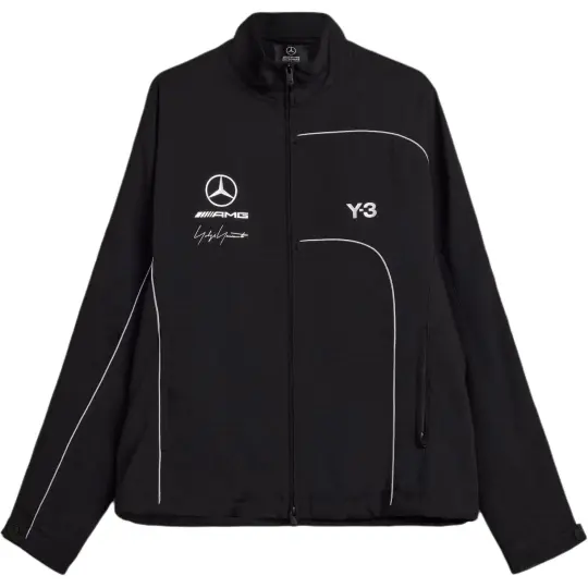 Y-3 × Yohji Yamamoto x Mercedes-AMG Petronas F1 Team Joint модель SS26 Куртка с логотипом Petronas F1 на молнии тонкая мужская куртка с длинными рукавами