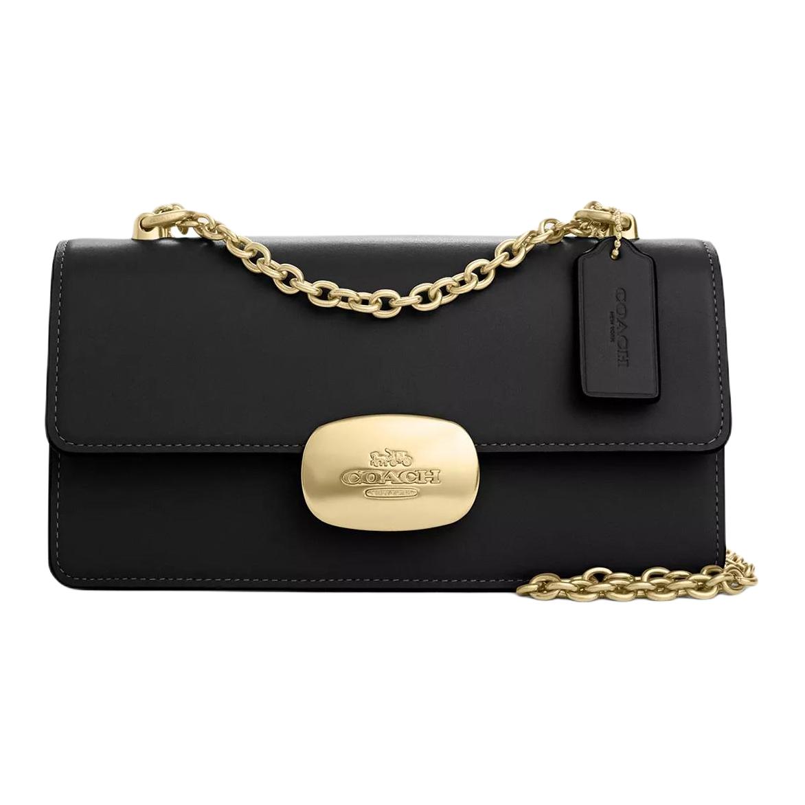 COACH Eliza Calfskin Shoulder Bag, Crossbody Bag Medium Women's