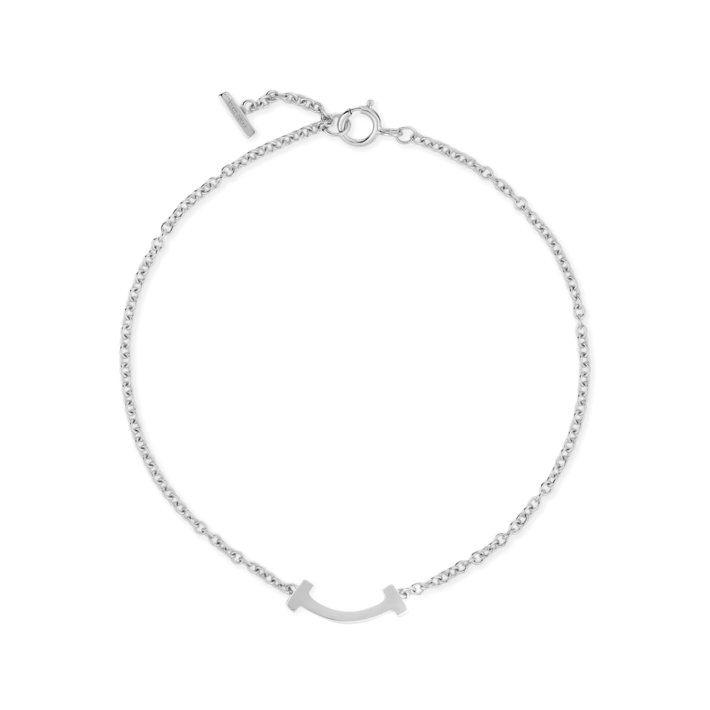 Женское браслет TIFFANY & CO. T smile (золотой) — фото 2