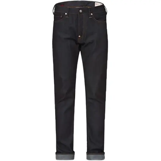 EVISU Tapered Pants Stretch Moderate Jeans Men's Denim Blue
