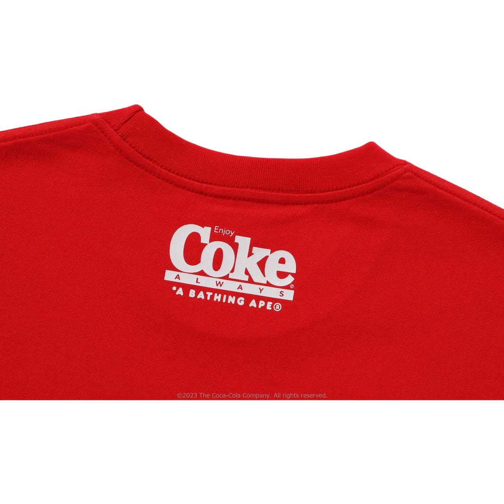 Мужская футболка A BATHING APE × Coca-Cola (белая) — Белый — фото 10