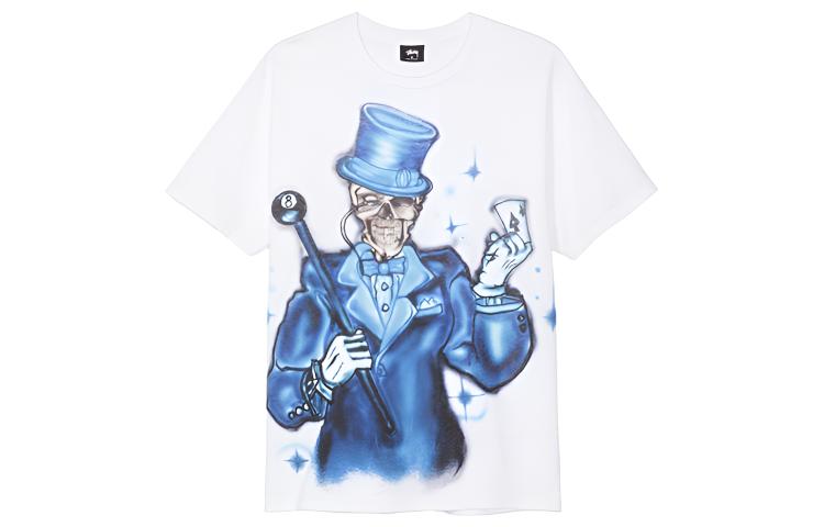 Мужская футболка Stussy joker (белая)