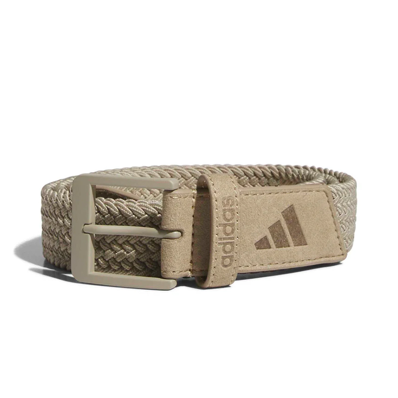Мужской ремень adidas BRAID STR (серо-черный)