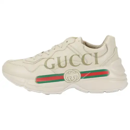 Gucci Wmns Rhyton Leather Sneaker 'Logo' Women's