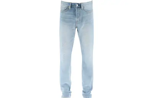 EVISU SS22 Solid Color Jeans Men's