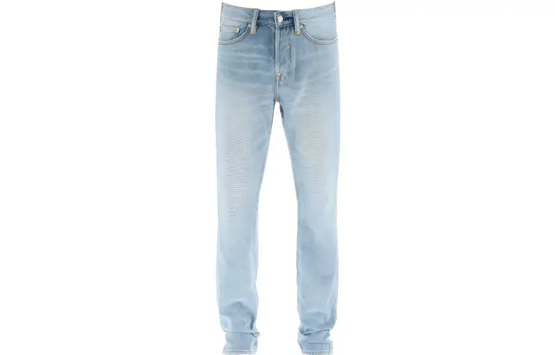 EVISU SS22 Solid Color Jeans Men's