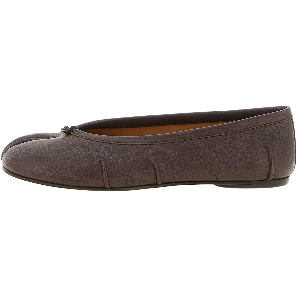 Женские туфли Maison Margiela Tabi New (коричневые)