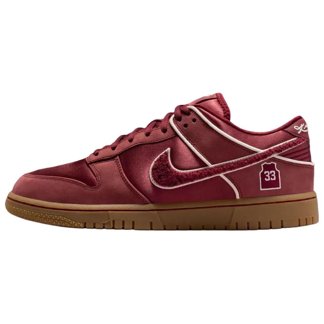 Nike x Kobe Bryant Dunk Low top Skateboard Shoes Unisex Red White